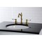 Kingston Brass KB1977PL 8" Widespread Bathroom Faucet, Brushed Brass KB1977PL - alternate 6